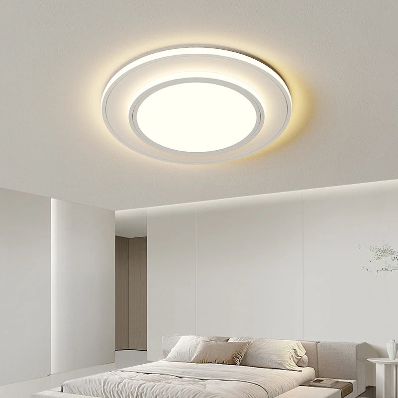 plafonnier double couche moderne pour un éclairage élégant à la maison - vue 6 sur 14