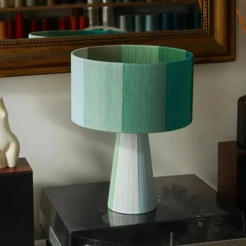 Bohemian handmade cotton rope table lamp - vue 11 sur 11