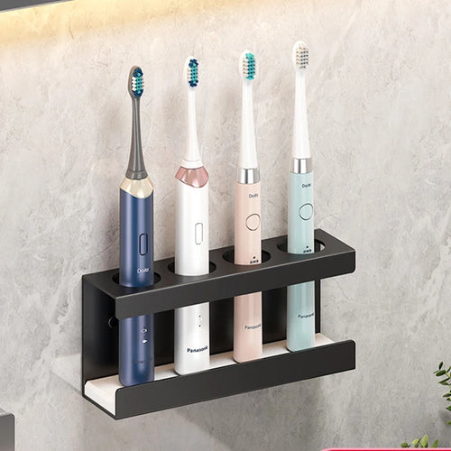 Aluminum Wall Mount Electric Toothbrush Holder for Bathroom, Shower, Toothbrush Hanger Brush Stand, Hanger Bathroom Organizer - vue 2 sur 15