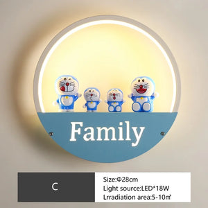 LED wall light for a creative and cosy atmosphere