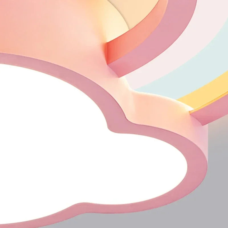 plafonnier moderne led en forme de nuage arc-en-ciel nordique - vue 6 sur 9