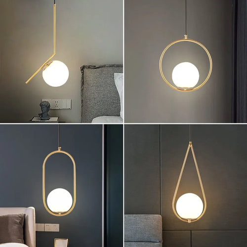Rétro LED Suspension En Verre 1-3Tête Lanterne Transparente Lampes Suspendues Pour Chambre Cuisine Balcon Salons Luminaire Lustre - vue 4 sur 22