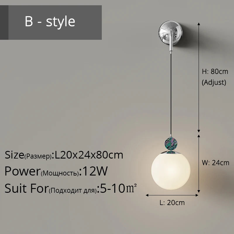 suspension décorative en cristal de luxe pour intérieur - vue 9 sur 12