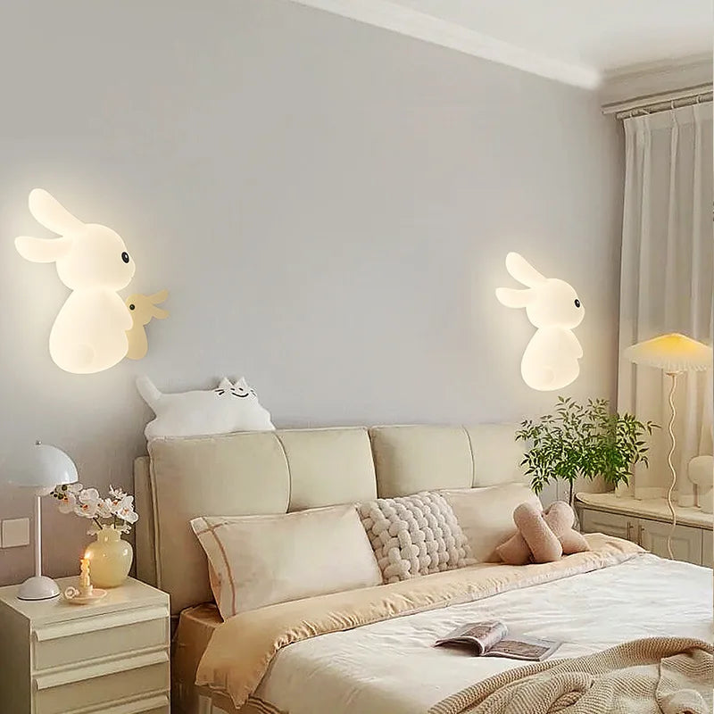 applique murale lapin mignon pour chambre d'enfant créative et ludique - vue 6 sur 9