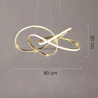 lustre led postmoderne en cristal winfordo wf-xd009