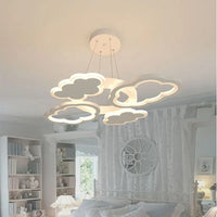 Plafonnier LED suspendu en forme de nuage
