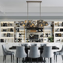 lustre postmoderne créatif en cristal suspension luminaire