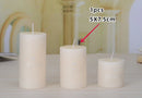bougies piliers parfumées décoratives sans fumée en plusieurs tailles et couleurs