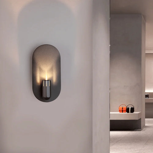 Minimalist luxury aluminium wall light with creative decorative design - vue 3 sur 8