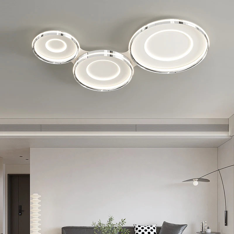 plafonnier moderne à leds nordique créatif luminaires intérieur - vue 7 sur 16