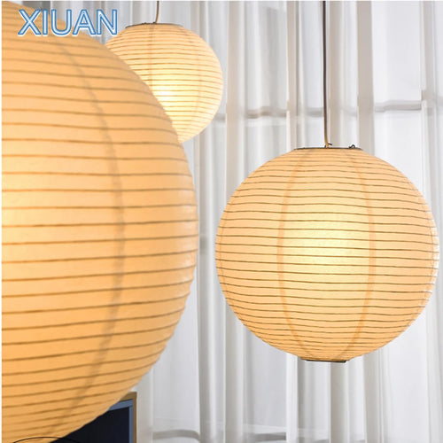 Lustre en papier vintage pour chambre à coucher - vue 4 sur 11