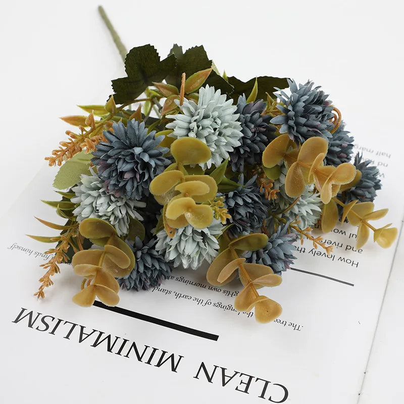 bouquet de fleurs artificielles décoratif pour intérieur et événements - vue 6 sur 25