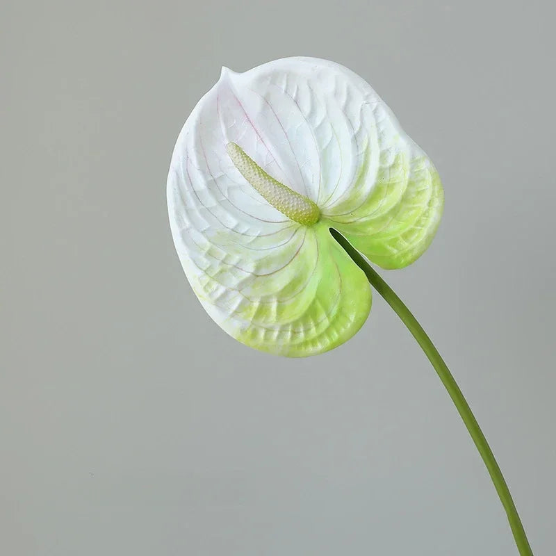 décoration de jardin feuilles artificielles anthuriums pour extérieur - vue 9 sur 10
