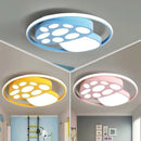 plafonnier led lune dessin animé pour enfants moderne