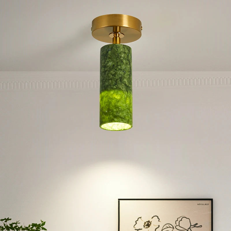 lampe de balcon rétro en jade style ancien américain - vue 2 sur 11