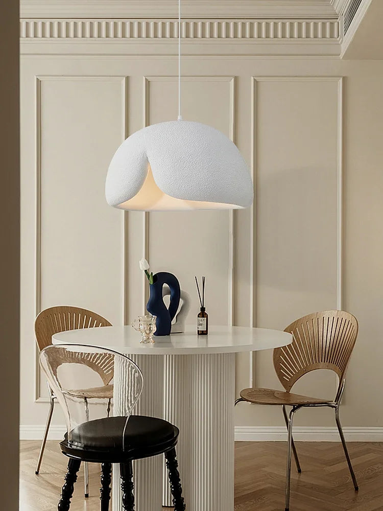 Wabi Sabi Chandelier Design Dining Living Room Bedroom Cafe Lamp Study Decor Pendant Light Fixture Kitchen Island Accessories - vue 3 sur 11