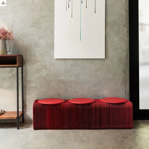 Creative and Environmentally Friendly Folding Retractable Low Stool, Fashionable Bench, Home and Restaurant, Paper Folding Chair - vue 5 sur 22