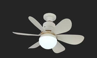 ventilateur de plafond led moderne télécommande intelligente trois couleurs