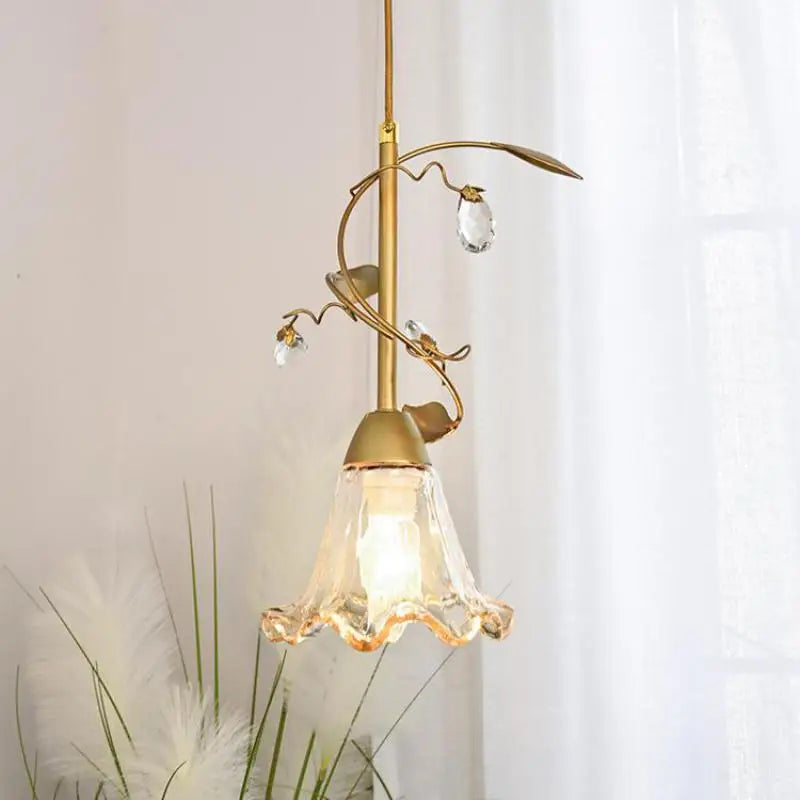lustre en verre à led pour un éclairage intérieur moderne - vue 2 sur 7