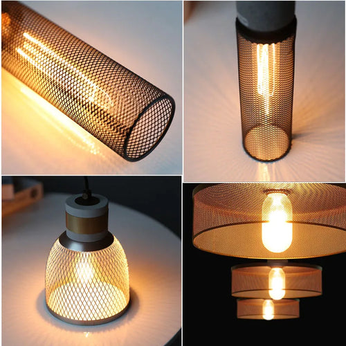 Plafonnier LED suspendu en ciment au design industriel moderne