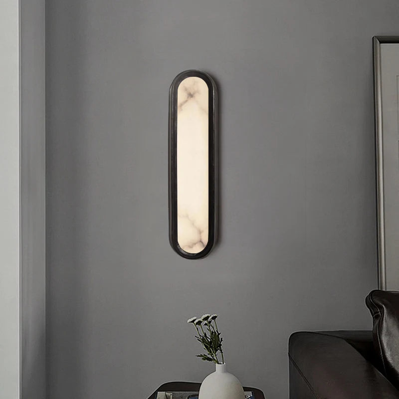 applique murale led en marbre pour intérieur moderne - vue 8 sur 7