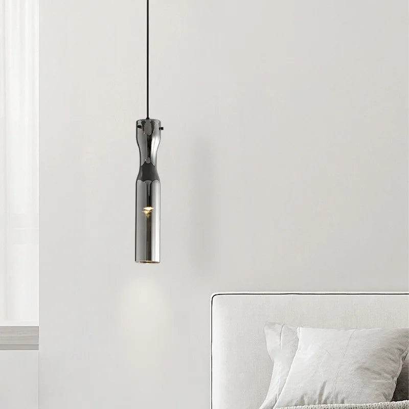 suspension LED moderne avec cordon réglable pour bar - vue 3 sur 7