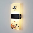applique murale japonaise en acrylique pour décoration moderne