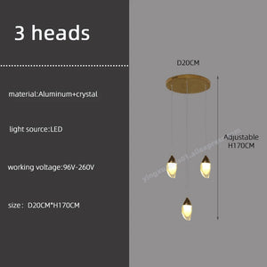 Luxury designer crystal chandelier for modern lighting