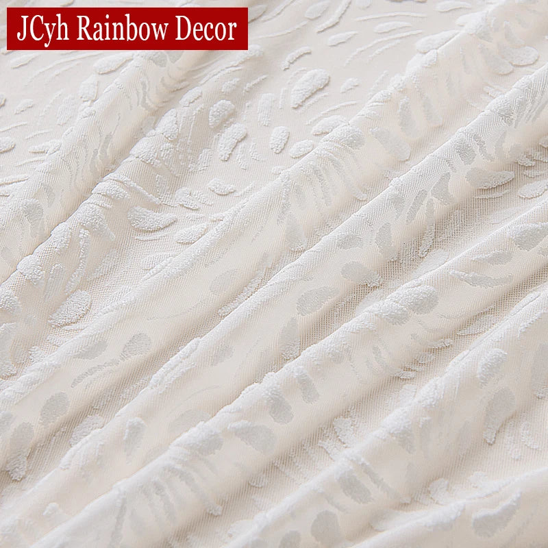 Voilage tulle à motifs décoratifs pour salon chambre - vue 5 sur 7
