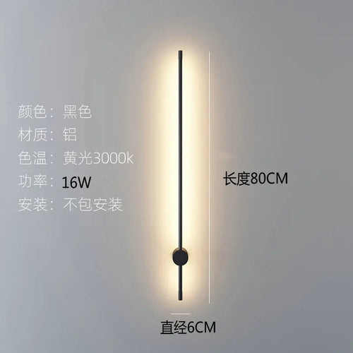 Nordic minimalist wall light modern decorative indoor lighting - vue 16 sur 20