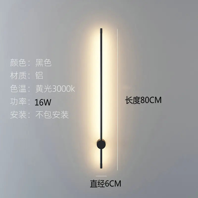 Nordic minimalist wall light modern decorative indoor lighting - vue 15 sur 20