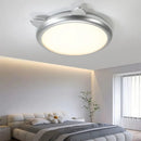 plafonnier dessin animé chaton spectre complet luminaires argent