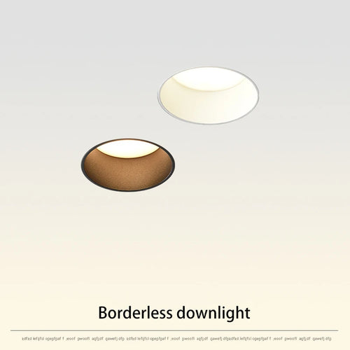 led downlight encastré bordure invisible pour éclairage intérieur magasin domicile