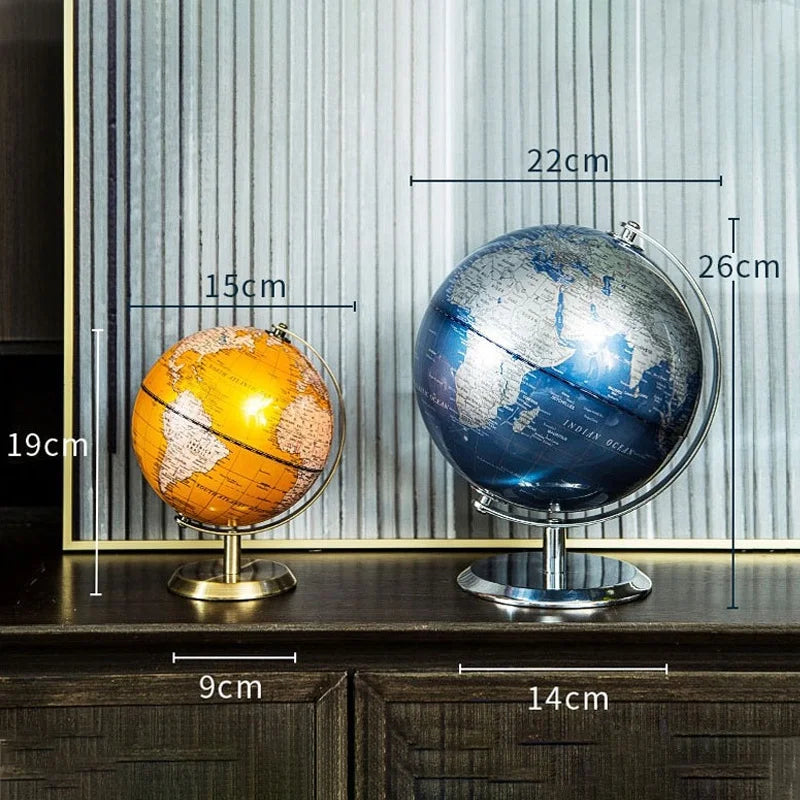 carte du globe rétro décoration éducative pour enfants et bureau - vue 5 sur 9