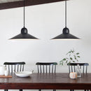 Modern Nordic UFO style chandelier with decorative multicolour lamps