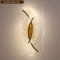 applique murale led nordique pour décoration d'intérieur