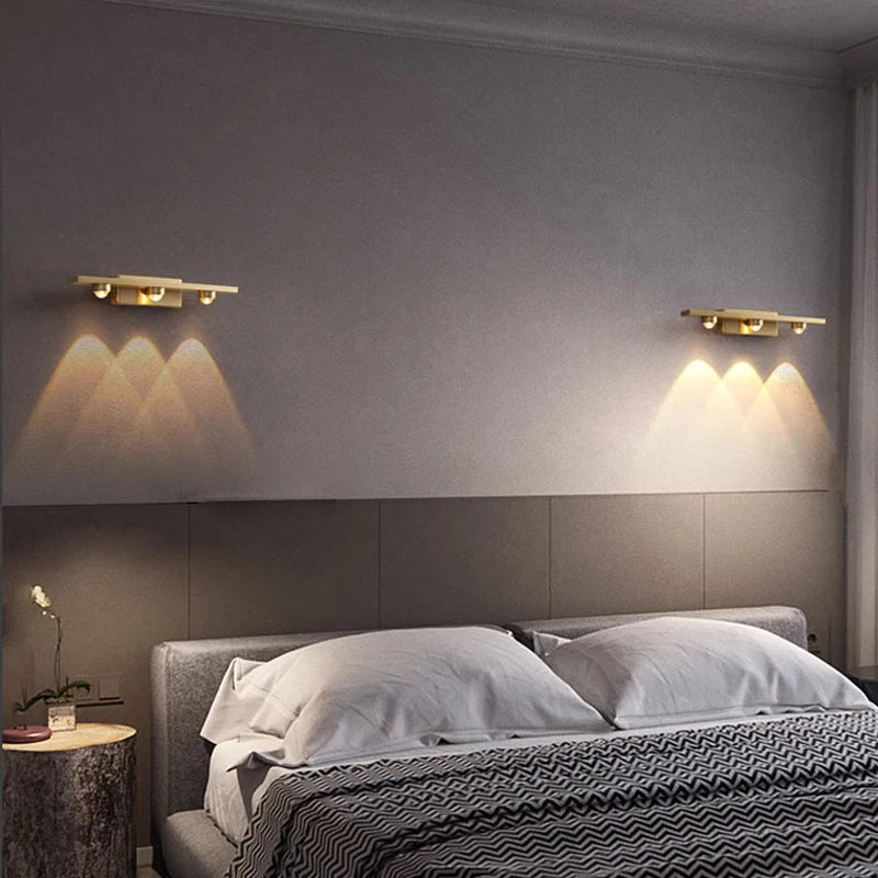Minimalist nordic copper wall light for elegant interiors - vue 3 sur 12