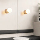 Applique murale led style grotte pierre rond créatif nordique