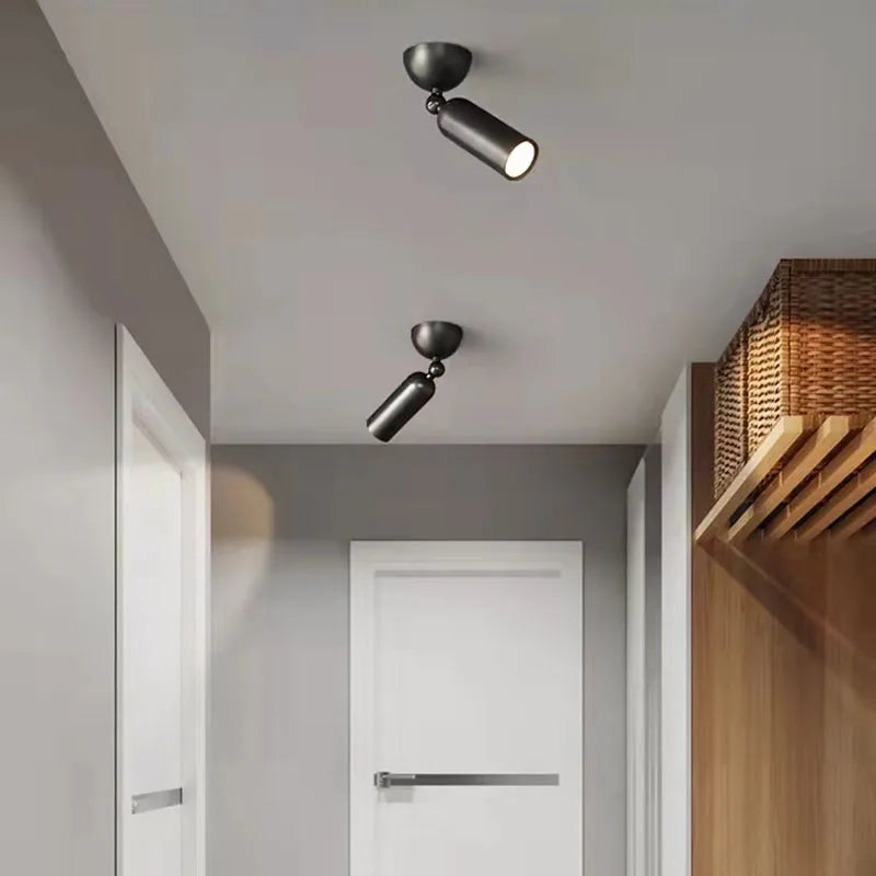applique murale led en laiton gradation température rotative moderne - vue 5 sur 8