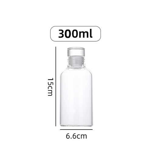 Bouteille eau verre infuseur marqueur temps sport