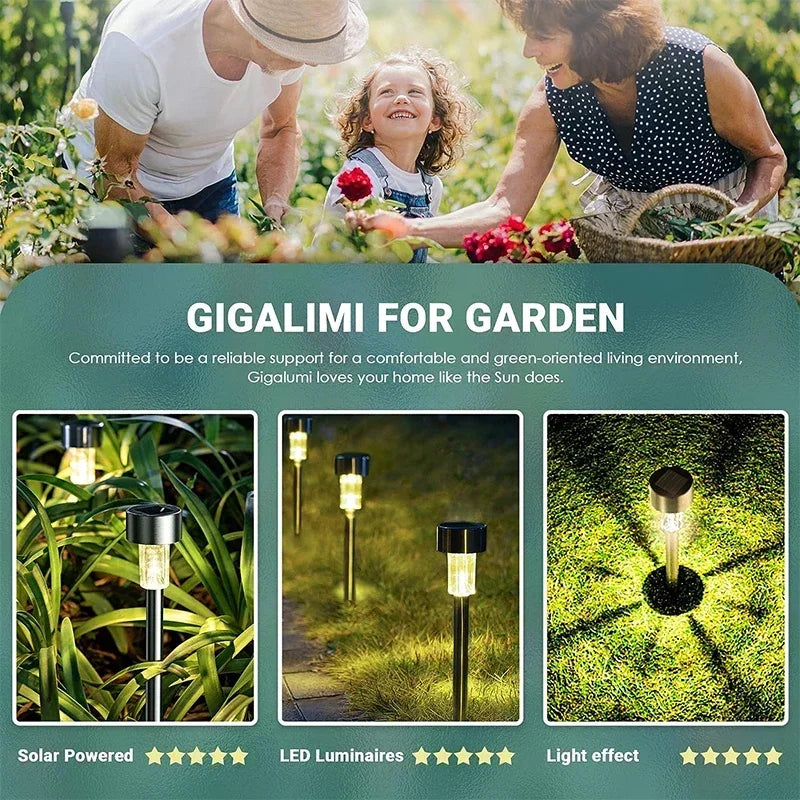 lampes solaires d'extérieur pour jardin et décoration de paysage - vue 5 sur 9