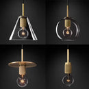 Minimalist nordic copper chandelier luxury design for modern interiors
