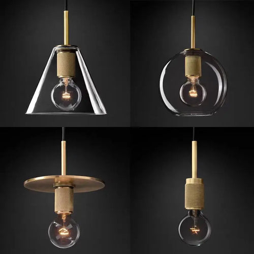 Minimalist nordic copper chandelier luxury design for modern interiors - vue 2 sur 12
