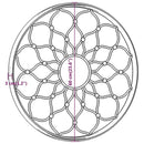 60x3 cm sand mirror iron for indoor use, home decoration wall decal living room decoration