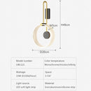 Minimalist nordic LED wall light for luxurious interiors