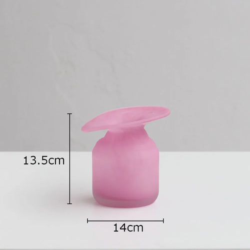 vase en verre pour arrangement floral décoration moderne