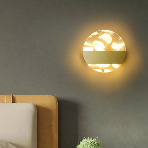 Modern minimalist luxury feather LED wall light - vue 4 sur 10