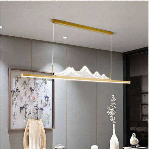 lustre de style chinois pour restaurant et bureau montagne - vue 3 sur 10