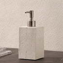Ahunderjiaz Wabi-Sabi Style Push Bottle, Marble Shower Gel Dispenser Bottle, Light Luxury Bathroom Tabletop Decoration, Home Dec