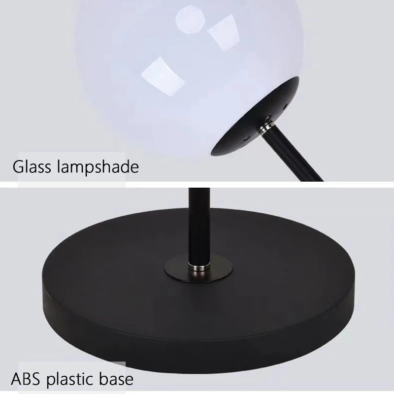 Lampadaire led avec boule créative réglable - vue 3 sur 8